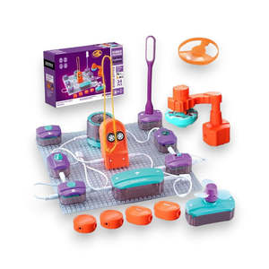 Educational Toys: 34Pcs Science Experiments Circuit Board Kit