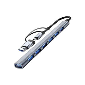 USB Hub 3.0 and 2.0 Docking Station - 7 Ports