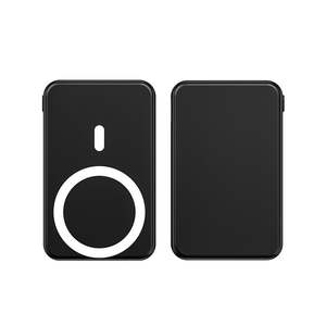 Charging Power: Magnetic 10000mAh Power Bank with Fast Wireless Charging - Black