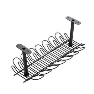 Under Desk Cable Management Organizer Tray 36cm-Black