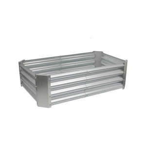Diy Garden Pet: 120cm Rectangular Galvanized Raised Garden Bed Kit