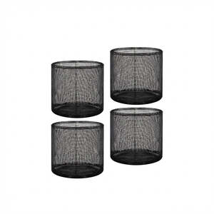 4 Pack Aquatic Plant Mesh Bags Breathable Round Pond Baskets