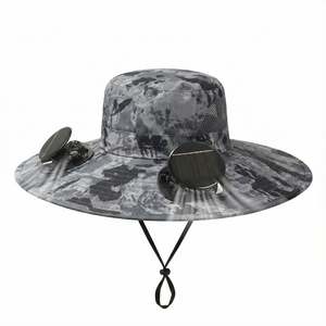 Solar Fan Hat with Dual Cooling Fans USB Rechargeable Wide Brim Sun Hat for Fish&hellip;