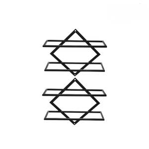 Book Wine Organiser 1: 2 Pack Wall Mounted Wine Rack Collapsible Metal Bottle Holder