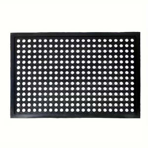 Rug: Heavy Duty Rubber Floor Mat Anti Slip Drainage Mat - 60x90cm