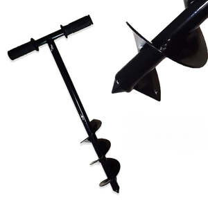 Manual Gardening Steel Earth Auger Bit 10x60cm
