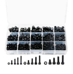 Diy Garden Pet: 500pcs Carbon Steel Socket Cap Screws Hex Head Bolt Nuts