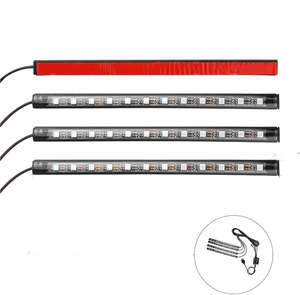 Automotive Moto Marine: Car Interior Strip Light Kit Music Sync with App and Remote Control
