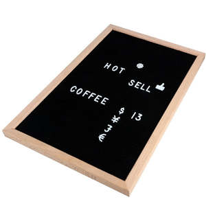 Clearance: Black Felt Letter Boards Large with 370 Letters