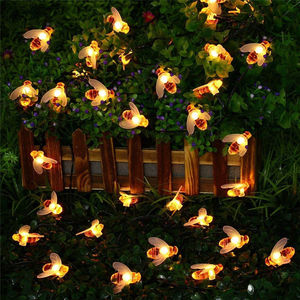 Solar Light: 20 LED Solar Bee Fairy String Light