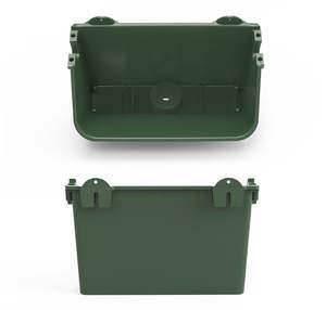 Outdoor Planters Pots: Vertical Planter with 10 Hanging Flower Pots