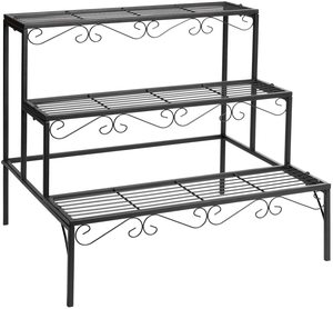 3 Tier Stair Style Metal Plant Stand