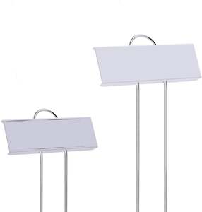 20pcs Classic Metal Plant Nursery Labels-White