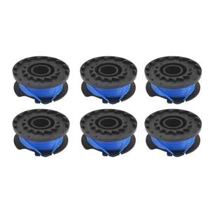 6 Pack Replacement Strimmer Spools Compatible With Ryobi Trimer