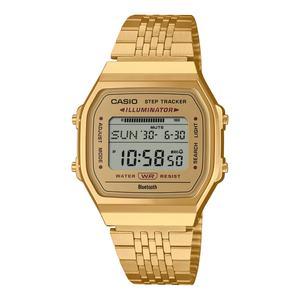 Casio Vintage Digital Gold Watch Bluetooth Step Tracker
