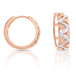 Products: 9ct Huggie Zigzag Earrings