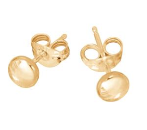 Products: Gold Flat Ball Studs