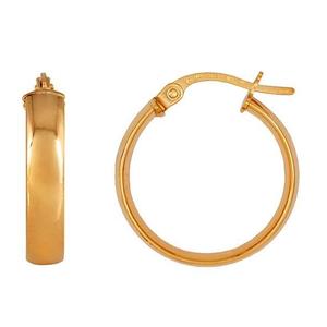 Products: Gold Oval Hoops
