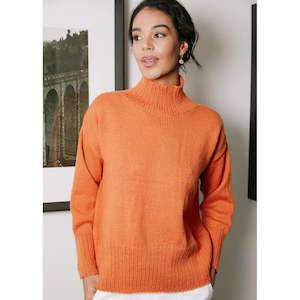 Bellissimo: 847 Cunningham Jumper with Back Split 8ply DK Pattern