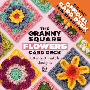Granny Square Flowers Card Deck