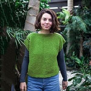 Clearance Patterns: 1143 Throw Over Top 14ply Knitting Pattern