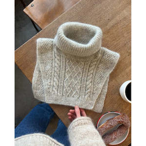 Moby Neck Knitting Pattern by PetiteKnit