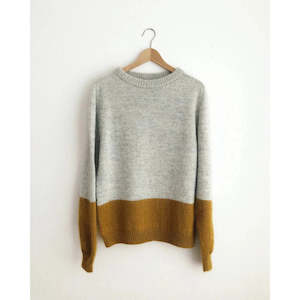 Petiteknit: Contrast Sweater Knitting Pattern by PetiteKnit