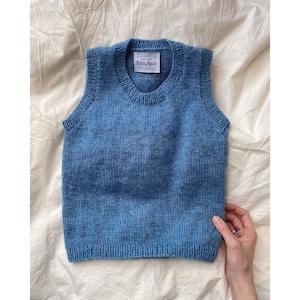 Stockholm Slipover Mini Knitting Pattern by PetiteKnit