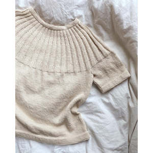 Sunday Tee Knitting Pattern by PetiteKnit