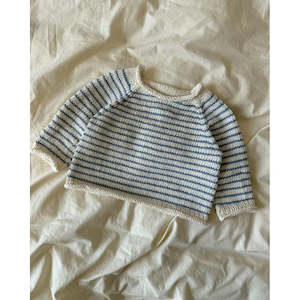 Knitting Patterns: Frankie Sweater Baby Knitting Pattern by PetiteKnit