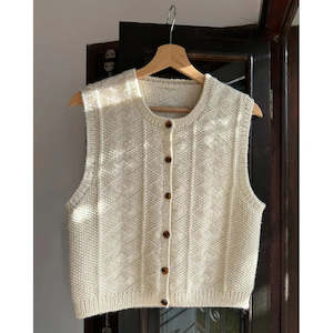 Esther Vest Knitting Pattern by PetiteKnit