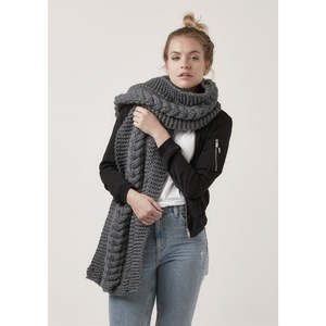 Rowan Niamh Cabled Scarf Knitting Pattern SALE