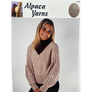 1140 Vintage Sweater 14ply Knitting Pattern