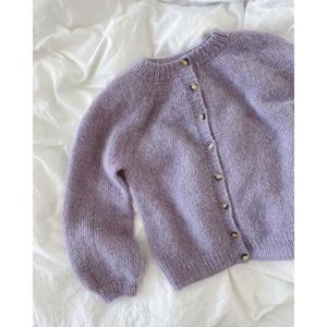 Novice Cardigan Junior Knitting Pattern Mohair Edition by PetiteKnit