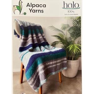 3311 Irregular Stripe Blanket Knitting Pattern
