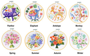 Products: DMC Cross Stich Kit with hoop/frame