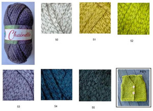 Countrywide Chainette Mega Chunky 100 grams / 50 metres - 10mm needles - FREE Ba&hellip;