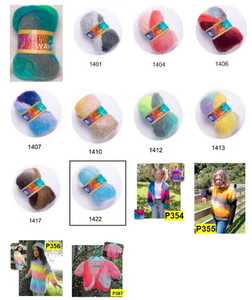 Products: Countrywide Colourwave 12ply Mohair/Acrylic Blend 150gm 330metres - FREE choice of pattern with any 2 or more balls
