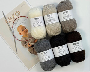 Products: Crucci Greywacke Naturals 4ply pure soft NZ wool - 50 grams / 175 metres - handwash