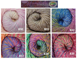 Products: Mandala Sparkles DK 8ply - 97% Wool - 100 gram / 200 metres