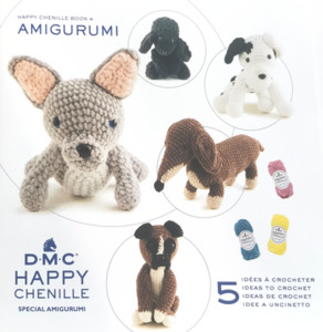 Products: DMC Happy Chenille Book 4 Puppy Party - Amigurumi