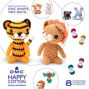 Products: DMC Happy Cotton Book 1 One Shape Two Ways - Amigurumi