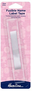 HA292 - Fusible Name Label Tape for ironing or sewing 3 metres