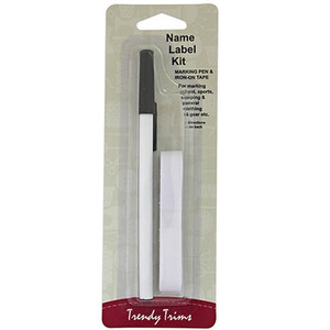 HA293 - Name Label Kit - Pen & fusible name tape for ironing or sewing