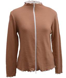Womens Jackets: Merino zip front Jacket