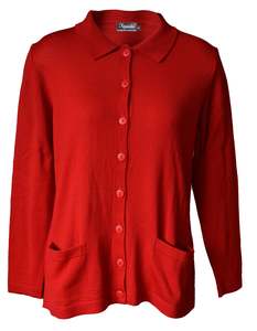 Merino Collared Cardigan