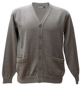 Mens V-Neck Cardigan