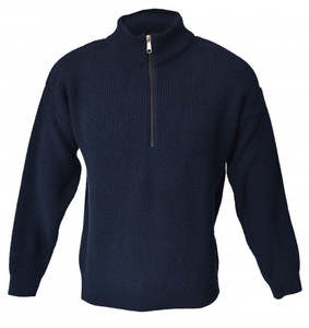 Fisher Rib Zip Neck