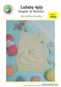 P282 Lullaby Singlet and Booties