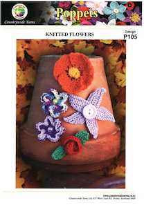 Miscellaneous: P105 Knitted Flowers